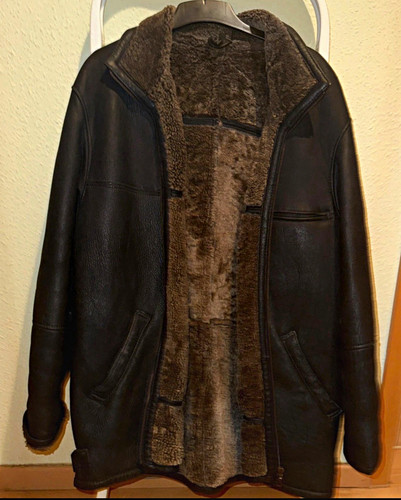 Wintermantel lederparka jacke - wintermantel,