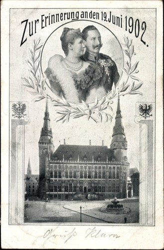 Aachen rathaus kaiser - aachen, rathaus,