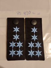 Polizei Schulterstücke Baden Württemberg 6 Sterne blau 1 Paar (ps430c)