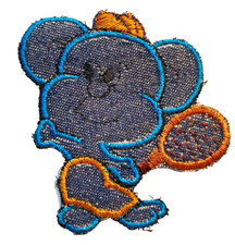 Applikation Jeans patch Maus