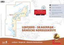 Seekarten Satz 6 Revierführer Seekarte Dänische Nordseeküste Dänemark Karte 2024