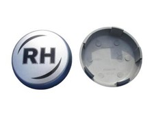 ✅4 RH Nabenkappen 45162 Silber + schwarz Schrift 62mm BX