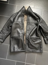 schwarze Männer Lammfelljacke wie neu Grôsse 56