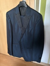 Hugo Boss Tailored Smoking Anzug Navy Seide Gr. 94