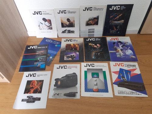 Konvolut 12x prospekt jvc - konvolut,