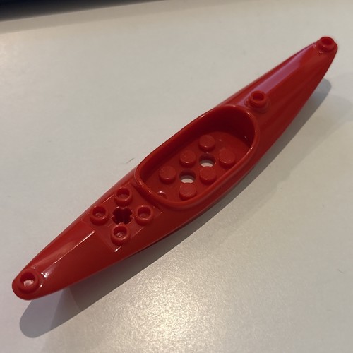 Lego boot kanu 15x3x2 rot - kanu,