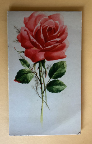 Ddr nadelmappe rose - rose, nähnadeln