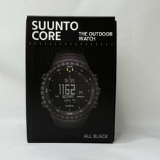 SUUNTO Core All Black Militär Herren Outdoor Sportuhr SS014279010 Mit Box Neu