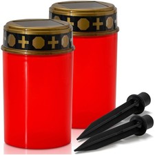 Solar LED Grablicht Rotes