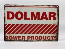 Blechschild Dolmar 20x30cm Nostalgie Retro Reklame Vintage Geschenk Werkstatt