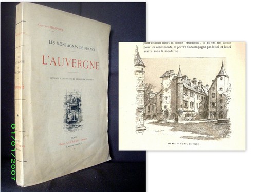 Auvergne gravur - gravur,