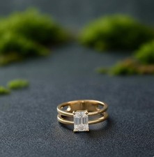 1,50 CT Moissanit Radiant Cut