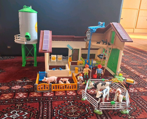 Playmobil bauernhof mit silo - playmobil,