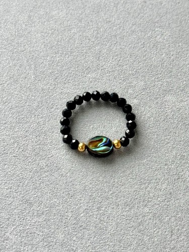 Elastischer ring mit schwarzem - elastischer,