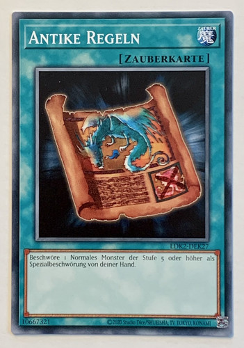 Antike regeln - yu-gi-oh!,