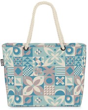 Retro Kachel Blumen Design