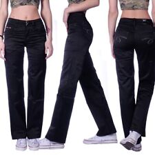 Damen Marlene Schlaghose Satin