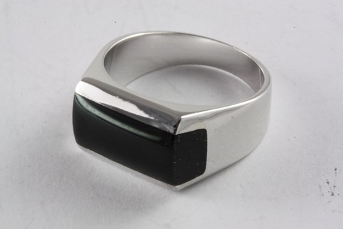 Massiver herrenring schwarzer - herrenring,