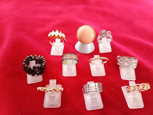 Ring stein golden silbern - ring,, golden,