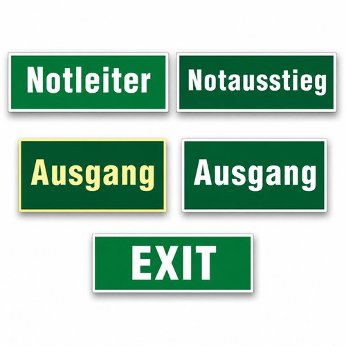 Rettungszeichen textschild - rettungszeichen,