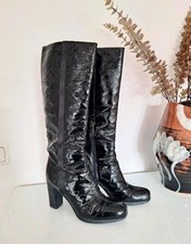 Prada STIEFEL Lackleder