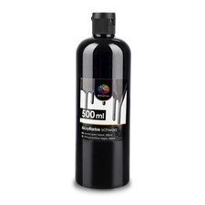 Acrylfarbe 500ml Schwarz