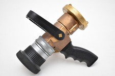 Akron Brass Turbojet Hohlstrahlrohr Strahlrohr Storz C Messing Ex. Bundeswehr 