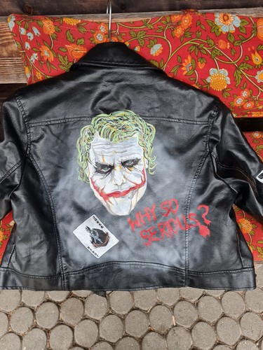Kunstlederjacke unikat joker - kunstlederjacke,