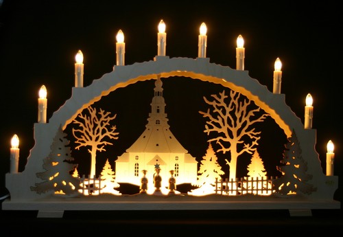 Schwibbogen seiffener kirche - schwibbogen,