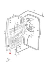 2x VW T5 T6 T6.1 Caddy Tür