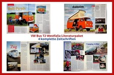 VW Bus T2 Westfalia Literaturpaket - 4 komplette Zeitschriften