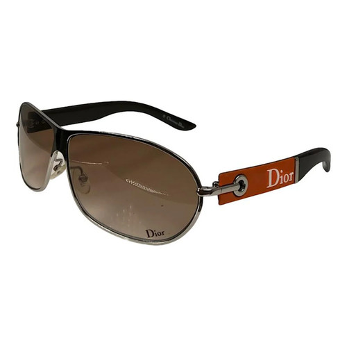 Dior orange metal sunglasses - orange,