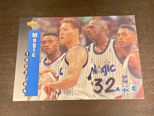 1993-94 Upper Deck Teamcard Shaquille O’Neal (Orlando Magic) *rare*