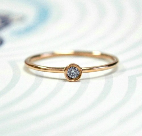 14k solid gold klein blende - 14k,