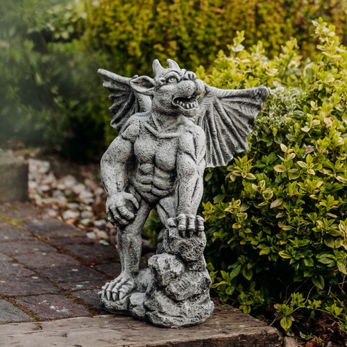 Gargoyle mit flügel - gargoyle, wächter