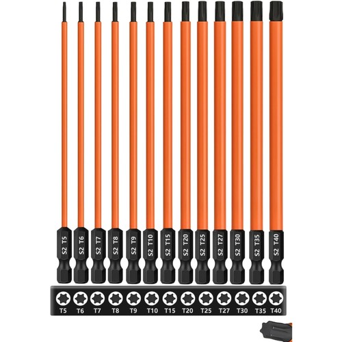 Torx bit set tlg 150mm - set, 13-tlg