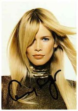 Autogramm - Claudia Schiffer