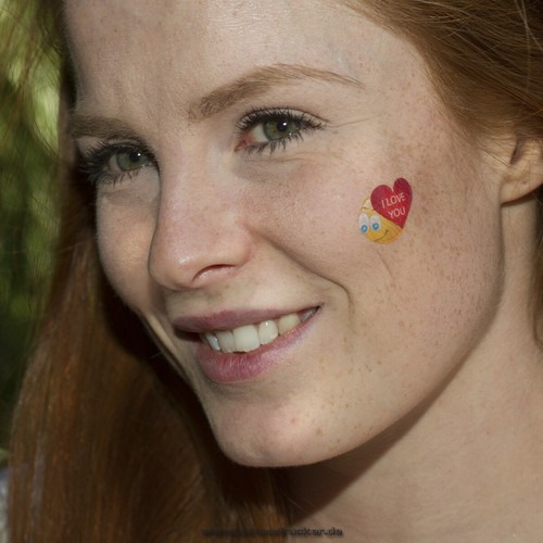 Smiley tattoo karte mit - 10,