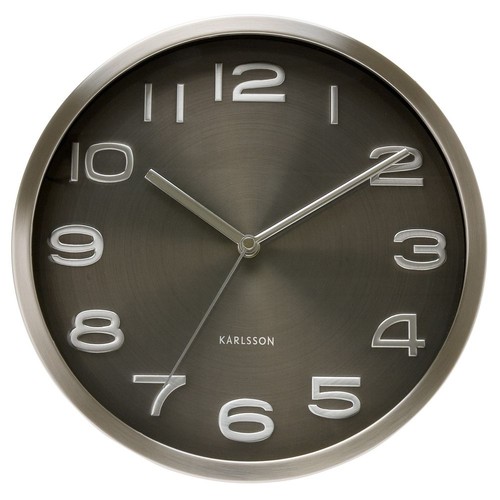 Cagü wanduhr maxima - wanduhr, schwarz