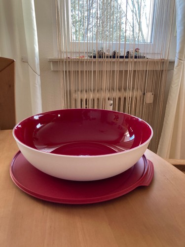 Allegra tupperware dunkel rot - tupperware,
