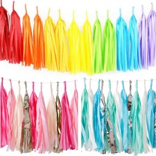 3m Girlande 24 Tasseln Quasten