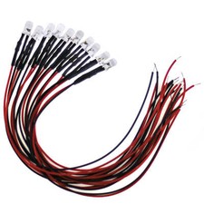 10 x 5mm LED, 24Volt, grün