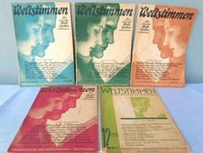 Weltstimmen Hefte Weltbücher
