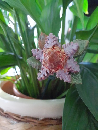Keramik deko blume blumenstab - keramik,