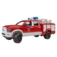 BRUDER RAM 2500 Feuerwehreinsatzwagen Feuerwehr Auto mit Light + Sound / 02544