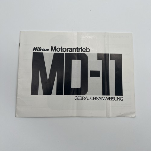 Nikon 11 - nikon, md-11