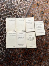 7 Reclam Hefte Deutsche Lit. Hoerschelm. / G. Hauptmann / Droste-Hülshoff…..