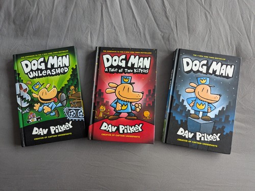 Dog man hardback books set - dog,