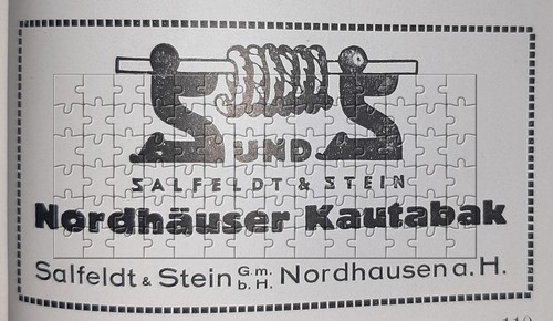 Werbeanzeige 1927 nordhäuser - werbeanzeige,