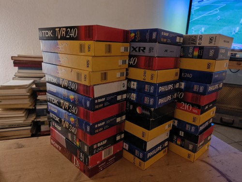 Vhs kassette 1 - 36, nr.